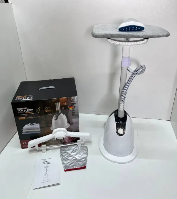 Белый Отпариватель вертикальный для одежды со стойкой Zepline ZP-130 3000W Коломыя - изображение 3