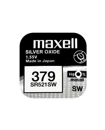 Батарейка MAXELL SR521SW 1PC EU MF (379) A 1шт (M-18293000) (4902580132194) Київ