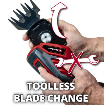 Кущоріз Einhell GC-CG 3,6/70 Li WT, 3.6В 2 Аг, 70/110мм, крок різу 8мм, 0.8кг (3410365) Вінниця - фото 7