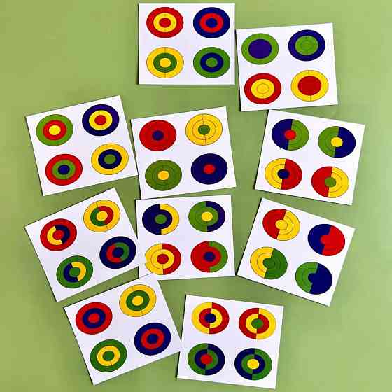 Деревянный пазл-сортер 