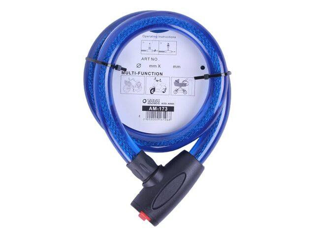 Противоугонный замок ZX1232 , тросовый, 22мм*1000мм (под ключ) Мукачево - изображение 2