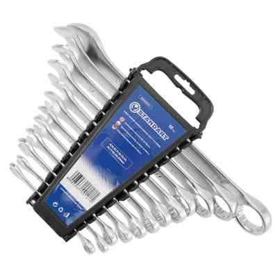 Ключ Стандарт ріжково-накидний 12 шт. (8-24 мм) на холдері (NKK12STA) Вінниця