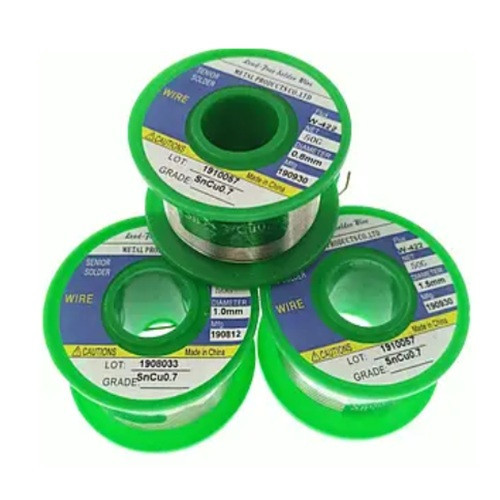 Бессвинцовый припой с флюсом, 50 г, 0.6 мм для пайки Киев - изображение 2
