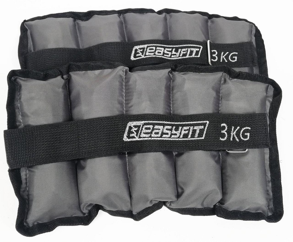 Обтяжувачі для ніг та рук з металом EasyFit Metal 3 кг (пара) Коломия - фото 1