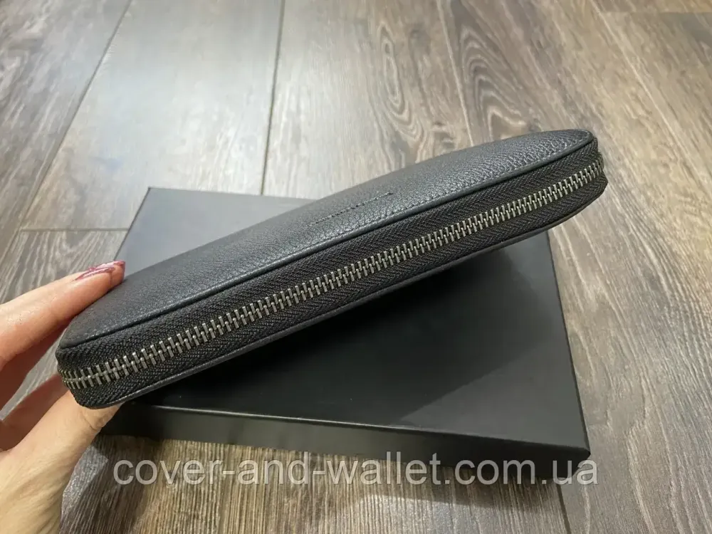 Солідний чоловічий гаманець клатч із натуральної шкіри на блискавці Marco Coverna 5901Q Київ - фото 8