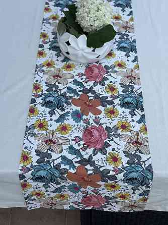 Ecotton Ранер доріжка Ecotton DUCK 45x170 см для обіднього столу водовідштовхувальна в квітках Коломия