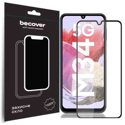 Стекло защитное BeCover Samsung Galaxy M34 5G SM-M346 Black (711445) Винница