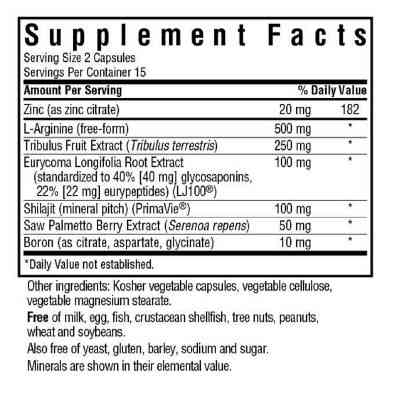 Вітамінно-мінеральний комплекс Bluebonnet Nutrition Комплекс Для Нього, Intimate Essentials For Him, Testosteron (BLB4000) Вінниця