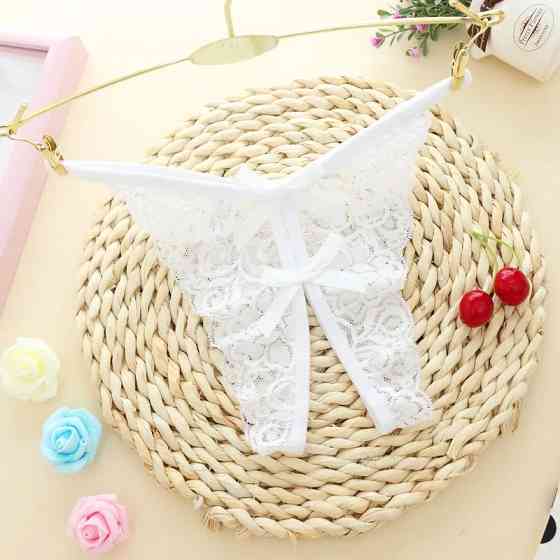 Жіночі трусики з вирізом білі - розмір універсальний, резинка до 84см Київ