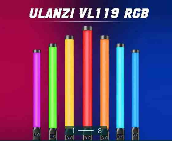 RGB-світло Ulanzi VL119 Hight Stick ліхтарик на акумуляторі Відеосвітло Київ