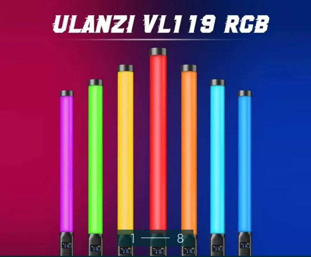RGB-світло Ulanzi VL119 Hight Stick ліхтарик на акумуляторі Відеосвітло Київ - фото 1