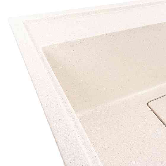 VALESO Кухонна мийка гранітна VALESO 6050 SHERLIT (біла в крапку) Київ