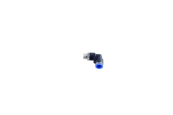 Фитинг угловой для пластиковых трубок 10мм с наружной резьбой 1/4