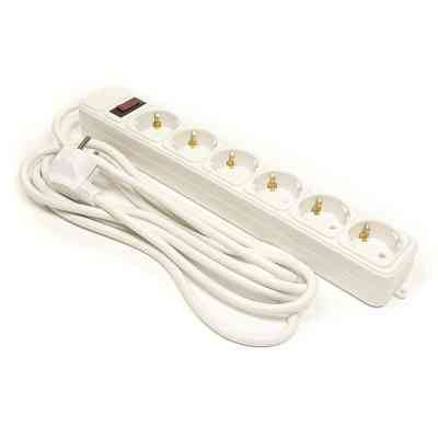 Сетевой фильтр питания PowerPlant 3 м, 6 розеток, евростандарт (JY-1057/3) (PPSA10M30S6) Винница