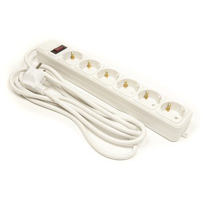 Сетевой фильтр питания PowerPlant 3 м, 6 розеток, евростандарт (JY-1057/3) (PPSA10M30S6) Винница - изображение 2