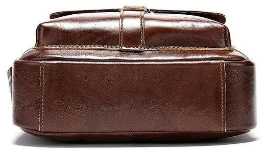 Сумка стильная мужская Коричневая (Vintage) Киев - изображение 11