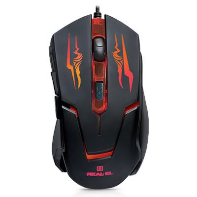 Мышка REAL-EL RM-520 Gaming, black Винница - изображение 1