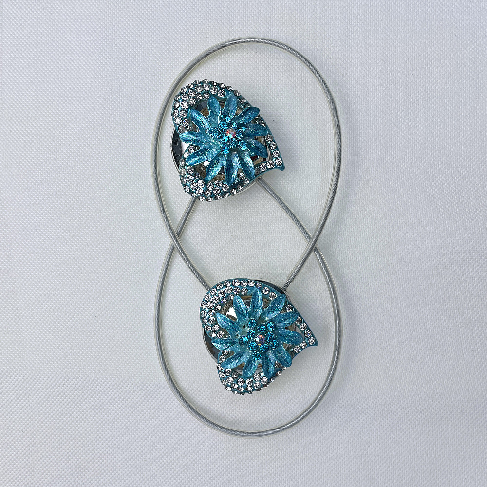 Магніти для штор та гардин "Amour" набір 2 шт Блакитний (81-212) Київ - фото 6