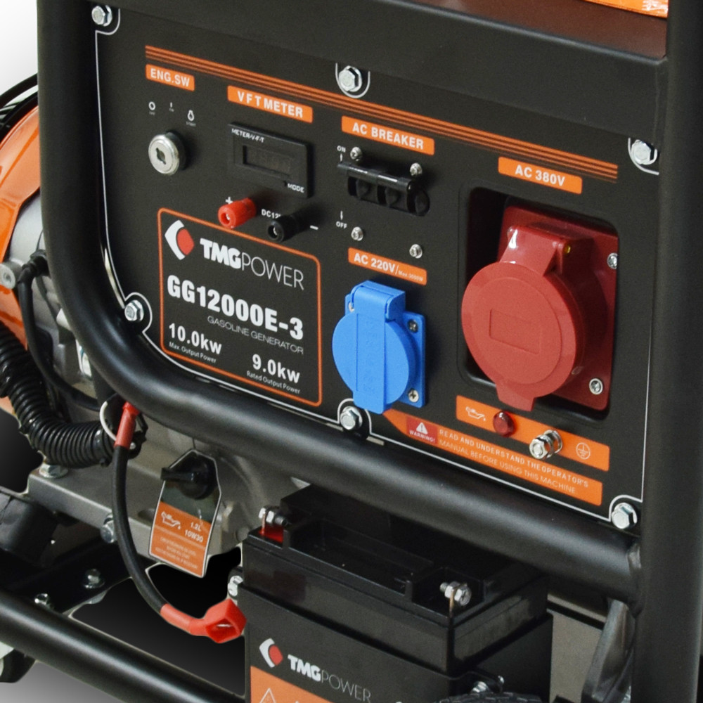 Бензиновий генератор TMG Power GG12000E-3 максимальна потужність 10 кВт Киев - изображение 4