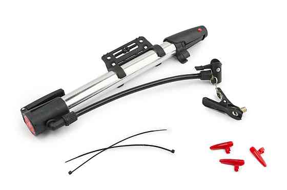 Насос ручний (L-25 см, з кріпленням на раму, хром) OP Мукачево