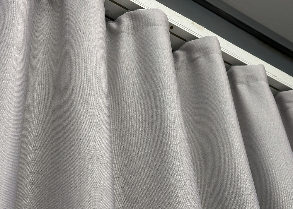 Шторна тканина Шеніл однотонний колір попелястий 1690ш Київ - фото 5