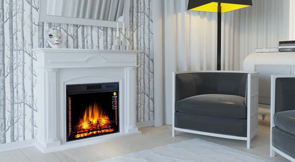 Камінокомплект ArtiFlame DECEMBER AF28S БІЛИЙ Б'ЯНКО (зі звуком) Львів - фото 3