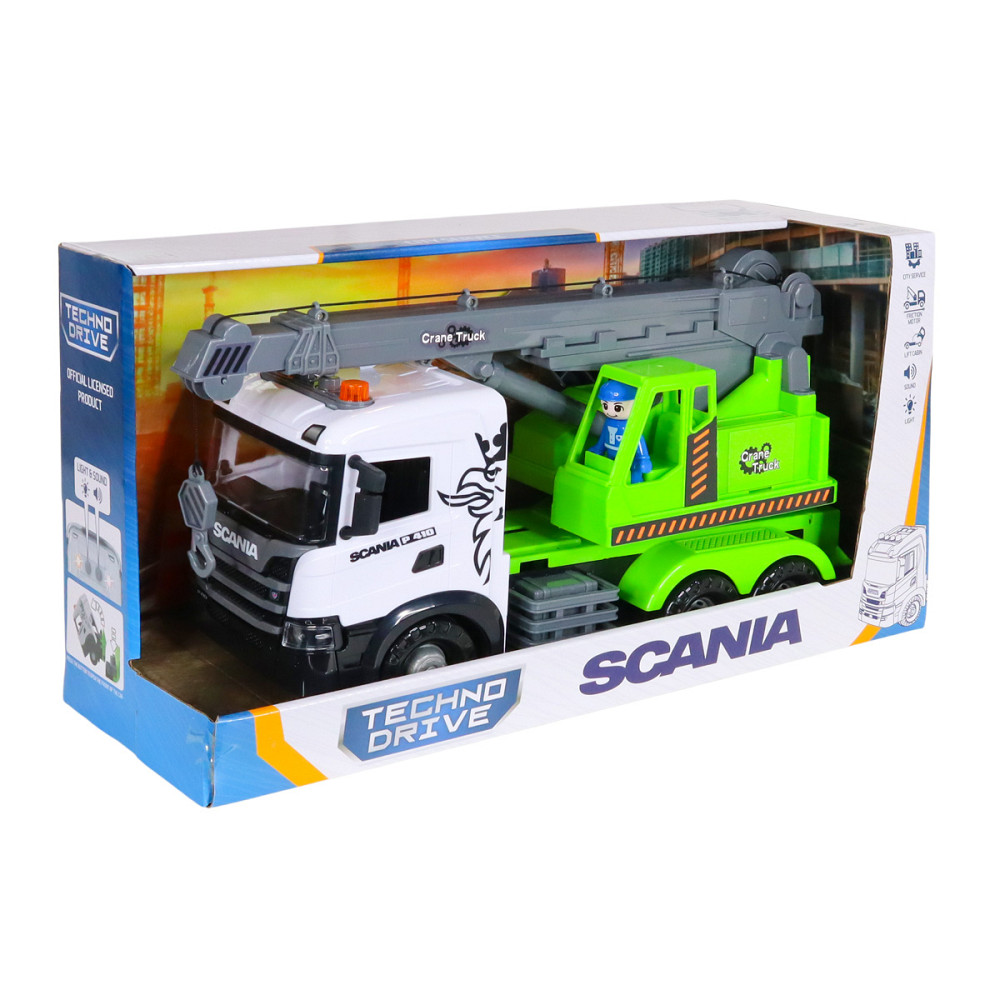 Автомодель серії Mid Truck – Автокран Scania (світло, звук) Дніпро - фото 8