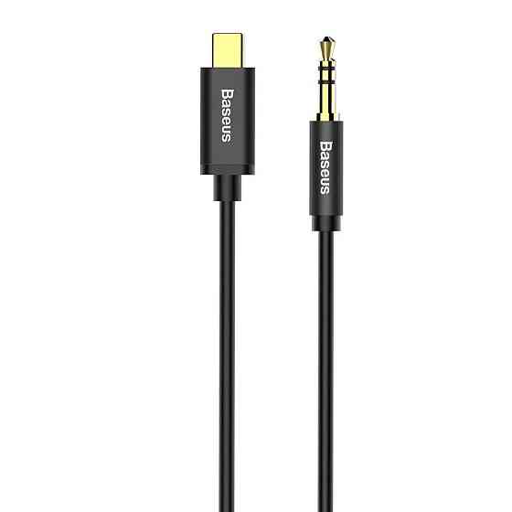 Кабель AUX переходник Baseus Yiven M01 Type-c to Jack 3.5mm CAM01-01 (Черный) Николаев