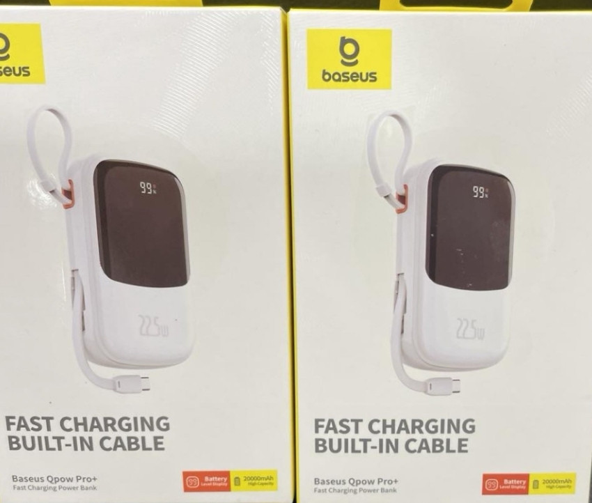 Павербанк baseus 20000mAh 20w кабель можна будь який ще додатково. Киев - изображение 1