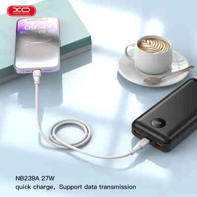 Дата кабель USB-C to USB-C 1.0m 60W High Elastic Zeus XO (NBQ239B_White) Винница