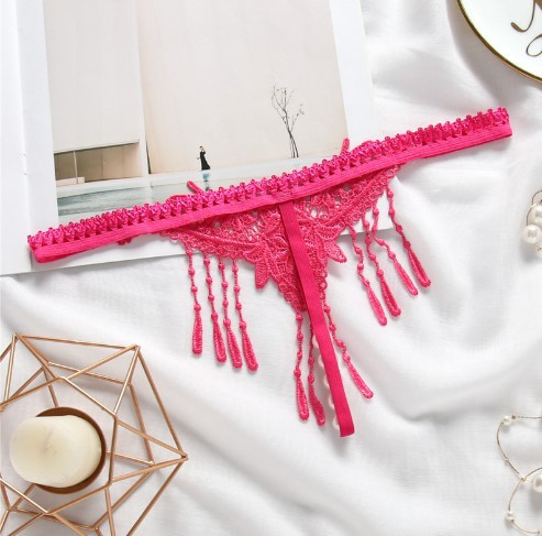 Стрінги з бусами малинові - розмір універсальний Київ - фото 2