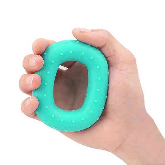 Эспандер кистевой силиконовый PowerPlay PP-4337 Hand Grip Medium 20 кг. Зеленый Киев