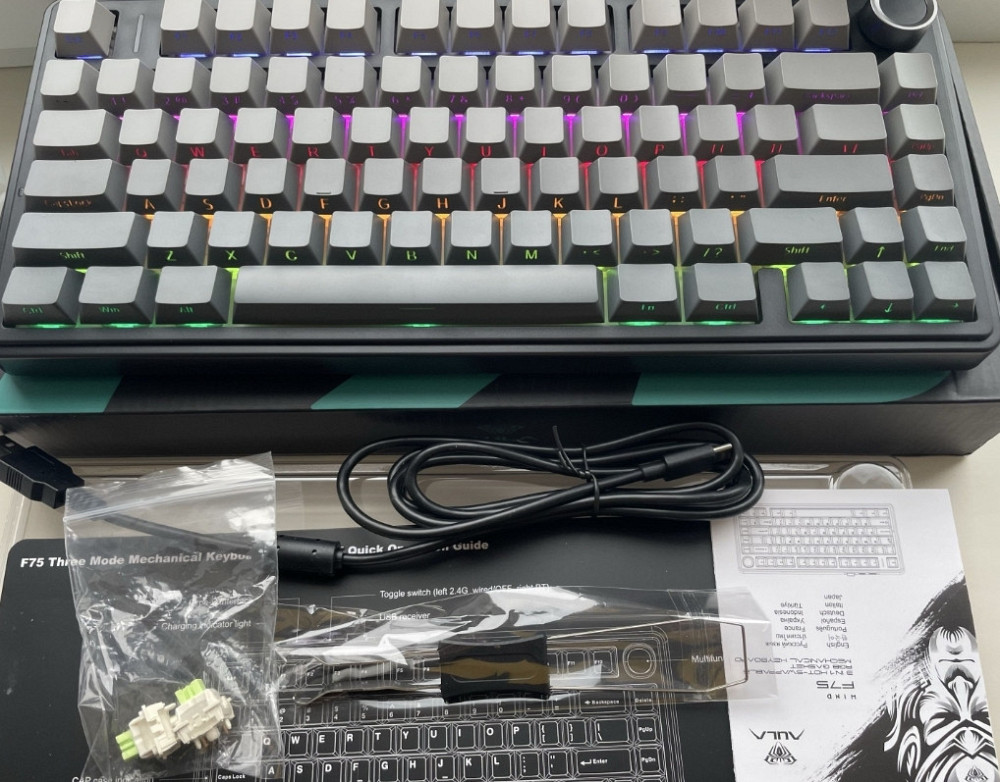 Aula f75 New бездротова механічна клавіатура. Харків - фото 7