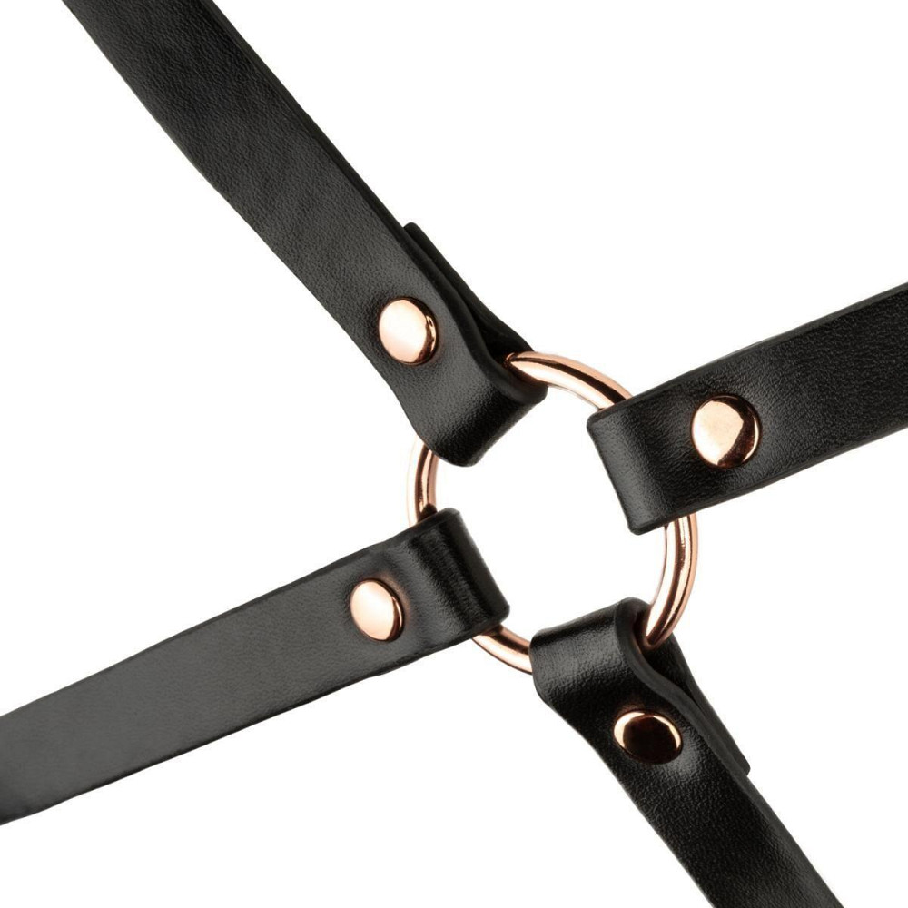 Портупея Rosy Gold - Body Harness - Black Sex Aura Киев - изображение 4