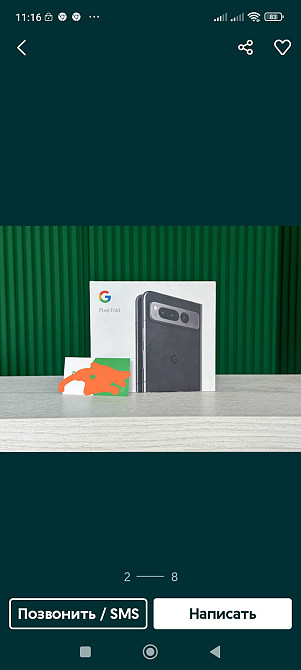NEW Google Pixel Fold 12/512Gb Obsidian (USA) Смартфон. Киев - изображение 2