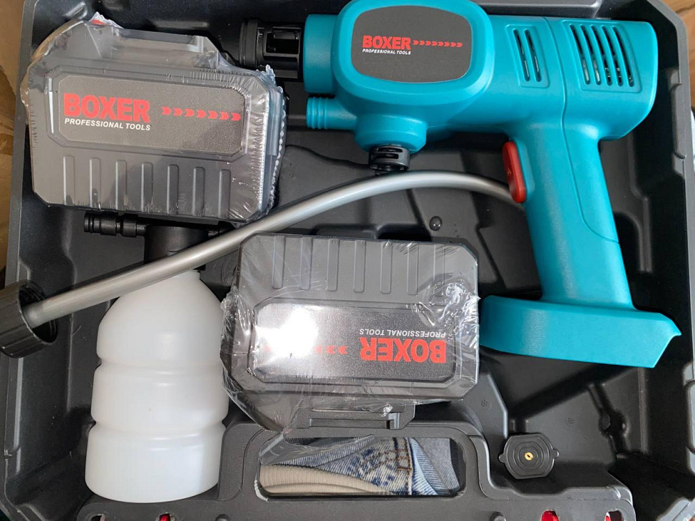 Акумуляторна автомийка високого тиску BX-7012 з 2 акумуляторами 48 Вольт, потужність 550 Вт, витрата води 4 л/хв Одеса - фото 2