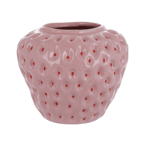 Ваза керамічна Strawberry 13.5*.3.5*12см,  колір - блідо-рожевий Житомир - фото 1