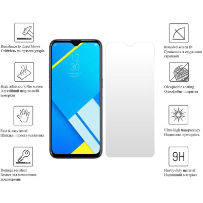 Стекло защитное Drobak Vivo Y15s (616188) Винница - изображение 4