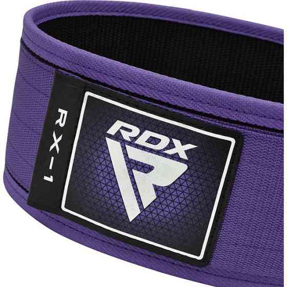 Пояс для важкої атлетики RDX RX1 Weight Lifting Belt Purple XS Каменское