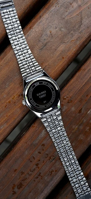 Годинник Casio MTP-VC01 Silver/Black | Мужские часы Харьков - изображение 4