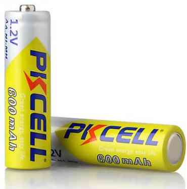 Аккумулятор PKCELL 1.2V AA 600mAh NiMH Rechargeable Battery, 2 штуки в блистере Полтава