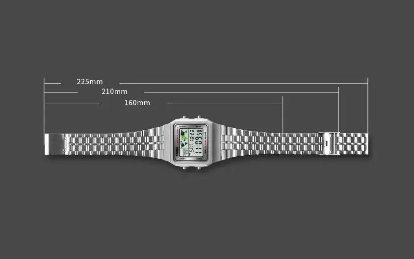 Чоловічий наручний годинник Skmei 1338 (Сріблястий) Вінниця - фото 7