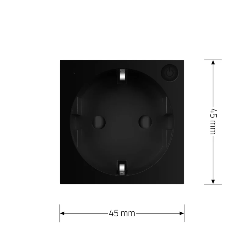 Розумна розетка LIVOLO чорна з заземленням, шторки, керування зі смартфона, Alexa, Google Home, 16А 230В, модуль (VL-FCTC16AZ2-2BP) Коломыя - изображение 7