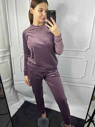 Жіночий спортивний велюровий костюм Ліловий S Харків