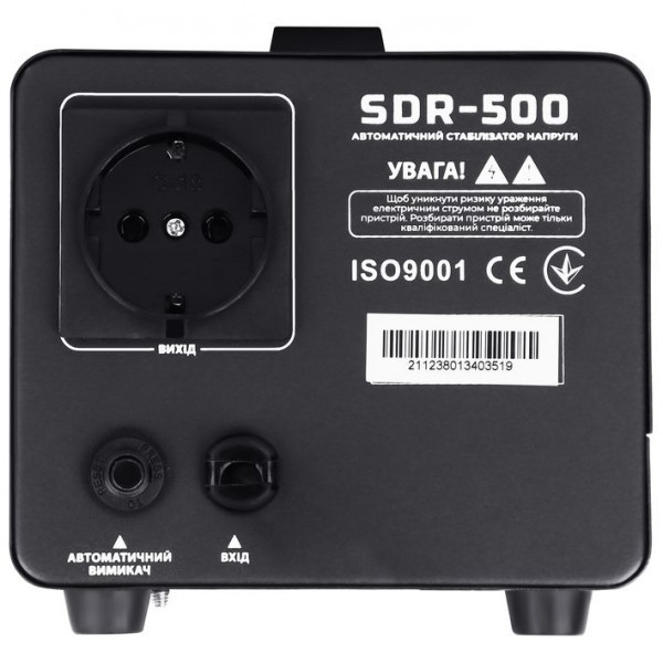 Стабілізатор напруги Gemix SDR-500, 500ВА/350Вт, Ступінчастий (SDR500.350W ) Киев - изображение 2