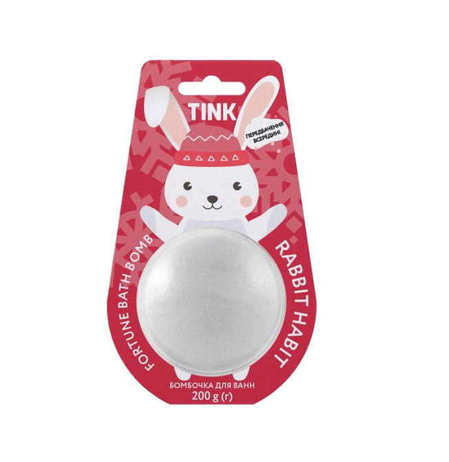 Бомбочка-гейзер для ванн Rabbit Habbit Tink 200 г Київ - фото 1