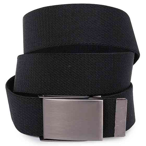 Текстильний ремінь для чоловіків Vintage 20579 Чорний Київ