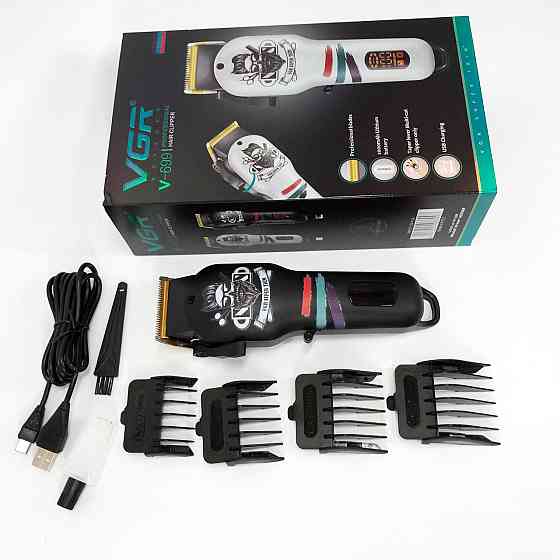 Машинка для стрижки короткой стрижки VGR, Набор для стрижки с зарядкой Машинка мужская WK-66 Львов