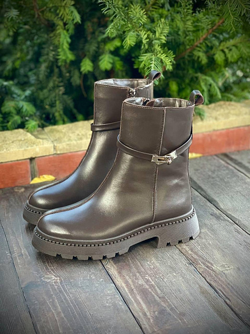 Черевики жіночі M.KRAFT 6136 коричневі (зима, шкіра натуральна) (6154) 40 Коломия - фото 1