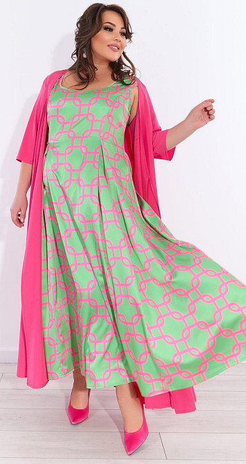 Шовкове плаття та кардиган Київ - фото 5